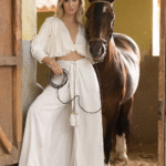 FALDA PANTALON BINA - L, BLANCO